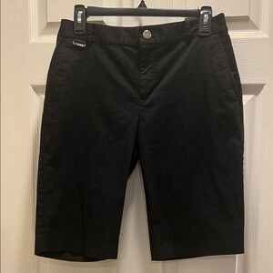Ralph Lauren Active Black Flat Front Shorts
